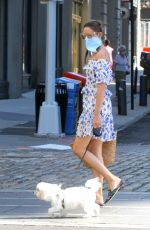 OLIVIA PALERMO Out with Her Dog in Brooklyn 07/30/2020