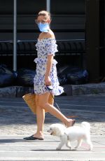 OLIVIA PALERMO Out with Her Dog in Brooklyn 07/30/2020