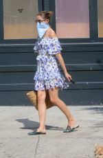 OLIVIA PALERMO Out with Her Dog in Brooklyn 07/30/2020