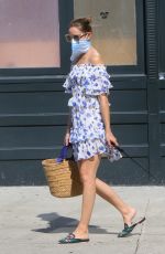 OLIVIA PALERMO Out with Her Dog in Brooklyn 07/30/2020