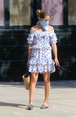 OLIVIA PALERMO Out with Her Dog in Brooklyn 07/30/2020