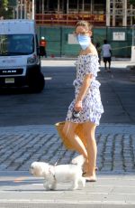 OLIVIA PALERMO Out with Her Dog in Brooklyn 07/30/2020