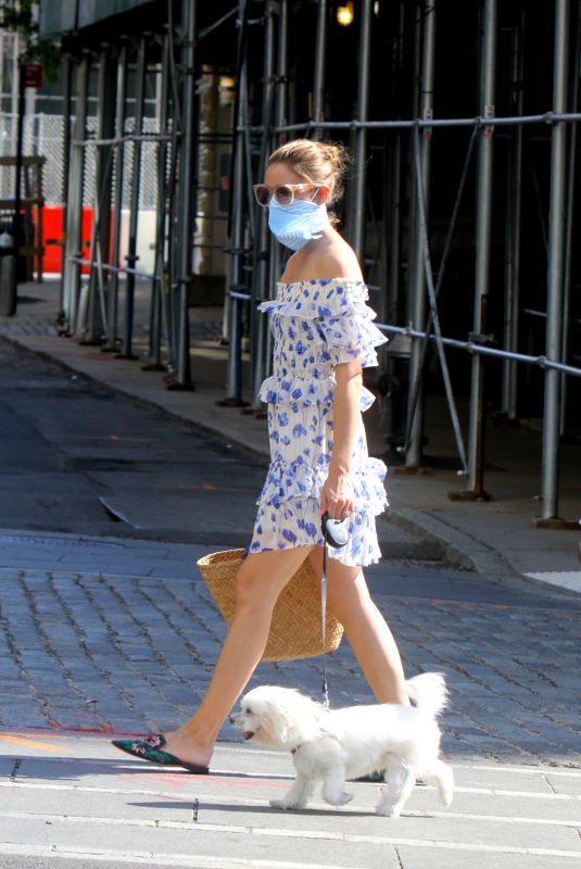 OLIVIA PALERMO Out with Her Dog in Brooklyn 07/30/2020