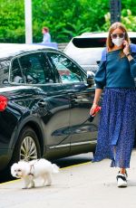 OLIVIA PALERMO Out with Her Dog in New York 07/01/2020