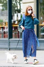 OLIVIA PALERMO Out with Her Dog in New York 07/01/2020