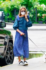 OLIVIA PALERMO Out with Her Dog in New York 07/01/2020