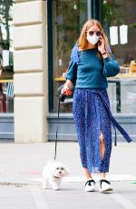 OLIVIA PALERMO Out with Her Dog in New York 07/01/2020