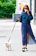OLIVIA PALERMO Out with Her Dog in New York 07/01/2020