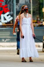 OLIVIA PALERMO Out with Her Dog in New York 07/20/2020