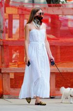 OLIVIA PALERMO Out with Her Dog in New York 07/20/2020