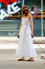 OLIVIA PALERMO Out with Her Dog in New York 07/20/2020