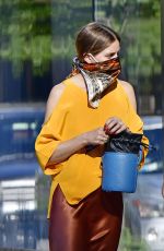 OLIVIA PALERMO Wearing a Mask Out in New York 07/13/2020