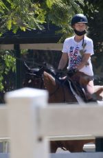 OLIVIA WILDE at Horseback Riding in Thousand Oaks 07/23/2020