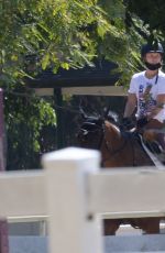 OLIVIA WILDE at Horseback Riding in Thousand Oaks 07/23/2020
