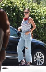 OLIVIA WILDE in Denim Out in Los Feliz 07/11/2020