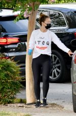 OLIVIA WILDE Out and About in Los Angeles 07/08/2020