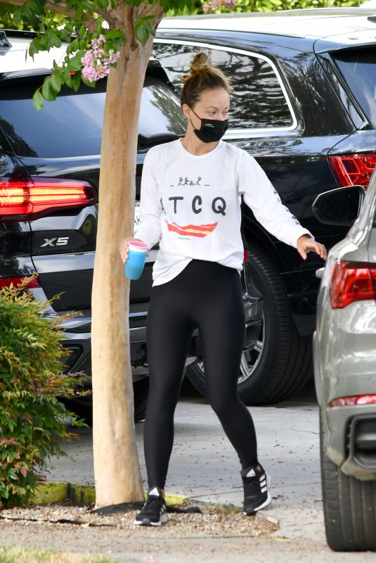 OLIVIA WILDE Out and About in Los Angeles 07/08/2020