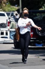 OLIVIA WILDE Out and About in Los Angeles 07/08/2020