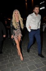 PAIGE TURLEY and Finn Tapp at Dakota Restaurant in Manchester 07/11/2020