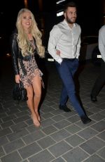 PAIGE TURLEY and Finn Tapp at Dakota Restaurant in Manchester 07/11/2020