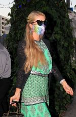 PARIS HILTON Arrives at The Ivy in Los Angeles 07/01/2020