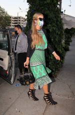 PARIS HILTON Arrives at The Ivy in Los Angeles 07/01/2020