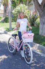 PARIS HILTON Out on a Bike in Beverly Hills 07/09/2020