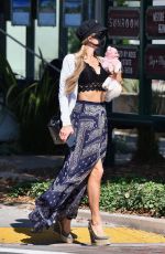 PARIS HILTON Out Shopping in Malibu 07/06/2020