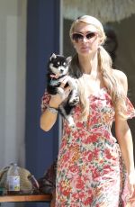 PARIS HILTON Out Shopping in Malibu 07/26/2020