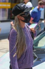 PARIS HILTON Wearing a Mask Out and About in Beverly Hills 07/03/2020