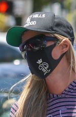 PARIS HILTON Wearing a Mask Out and About in Beverly Hills 07/03/2020