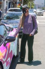 PARIS HILTON Wearing a Mask Out and About in Beverly Hills 07/03/2020