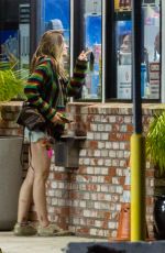 PARIS JACKSON in Denim Shorts at a Gas Station in Los Angeles 06/30/2020