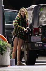 PARIS JACKSON in Denim Shorts at a Gas Station in Los Angeles 06/30/2020