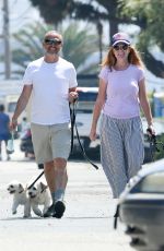 PATSY PALMER and Richard Merkell Out with Their Dogs in Malibu 07/10/2020