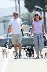 PATSY PALMER and Richard Merkell Out with Their Dogs in Malibu 07/10/2020