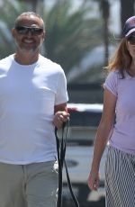 PATSY PALMER and Richard Merkell Out with Their Dogs in Malibu 07/10/2020