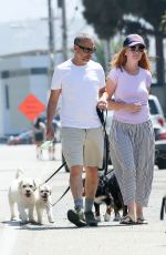 PATSY PALMER and Richard Merkell Out with Their Dogs in Malibu 07/10/2020