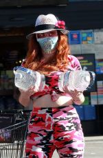 PHOEBE PRICE Out Shopping in Los Angeles 07/03/2020