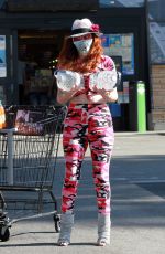 PHOEBE PRICE Out Shopping in Los Angeles 07/03/2020