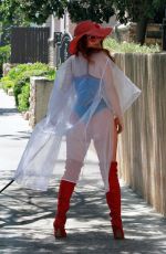 PHOEBE PRICE Out with Her Dog in Los Angeles 07/08/2020