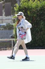 PHOEBE PRICE Playing Tennis in Los Angeles 07/09/2020