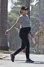 Pregnant KATHERINE SCHWARZENEGGER Out Hikinig in Brentwood 07/07/2020