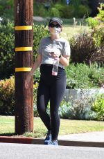 Pregnant KATHERINE SCHWARZENEGGER Out Hikinig in Brentwood 07/07/2020