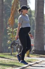 Pregnant KATHERINE SCHWARZENEGGER Out Hikinig in Brentwood 07/07/2020