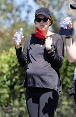 Pregnant KATHERINE SCHWARZENEGGER Out Hikinig with Her Sister CHRISTINA SCHWARZENEGGER in Santa Barbara 07/05/2020