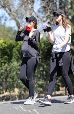 Pregnant KATHERINE SCHWARZENEGGER Out Hikinig with Her Sister CHRISTINA SCHWARZENEGGER in Santa Barbara 07/05/2020