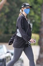 Pregnant KATHERINE SCHWARZENEGGER Out in Brentwood 07/02/2020