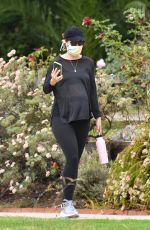 Pregnant KATHERINE SCHWARZENEGGER Out in Brentwood 07/29/2020