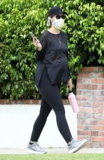 Pregnant KATHERINE SCHWARZENEGGER Out in Brentwood 07/29/2020